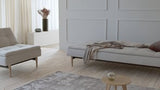 Dublexo Styletto Dark Wood sovesofa – fra sofa til seng