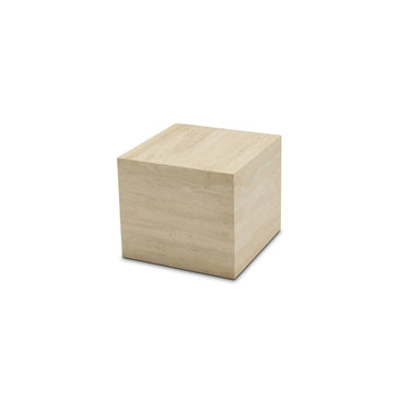 Travetina bord 40 i travertin, set forfra