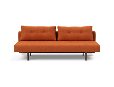 Recast Dark Styletto sovesofa i 412 Esina Rust Orange, set forfra