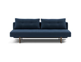 Recast Dark Styletto sovesofa i 414 Esina Indigo Blue, set forfra