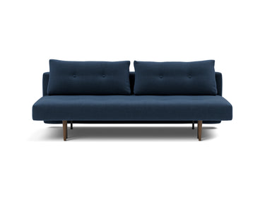 Recast Dark Styletto sovesofa i 414 Esina Indigo Blue, set forfra