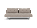 Recast Dark Styletto sovesofa i 472 Yuveno Warm Grey, set forfra
