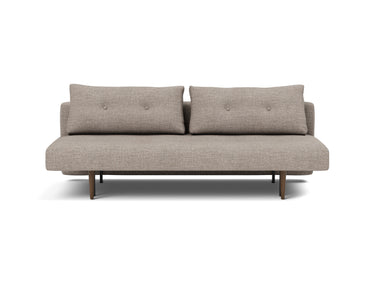 Recast Dark Styletto sovesofa i 472 Yuveno Warm Grey, set forfra