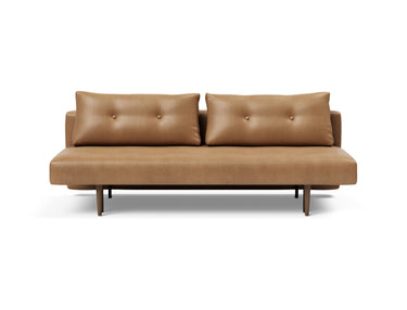 Recast Dark Styletto sovesofa i 551 Faunal Brown, set forfra
