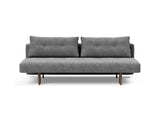 Recast Dark Styletto sovesofa i 563 Twist Charcoal, set forfra