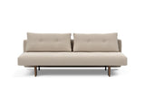 Recast Dark Styletto sovesofa i 612 Blida Sand Grey, set forfra