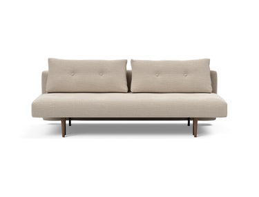 Recast Dark Styletto sovesofa i 612 Blida Sand Grey, set forfra
