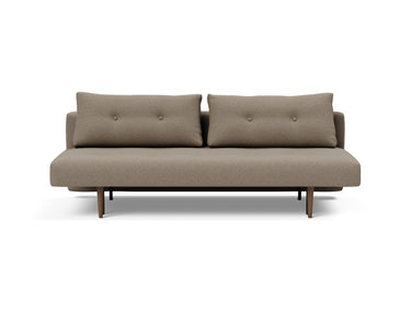 Recast Dark Styletto sovesofa i 850 Mahoga Caramel, set forfra