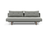 Recast Dark Styletto sovesofa i 853 Mahoga Dove Grey, set forfra
