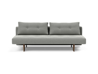 Recast Dark Styletto sovesofa i 853 Mahoga Dove Grey, set forfra