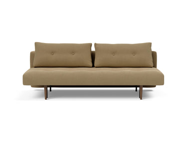 Recast Dark Styletto sovesofa i 860 Yogia Olive Brown, set forfra