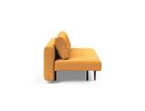 Recast Dark Styletto sovesofa i 536 Bouclé Ochre, set fra siden