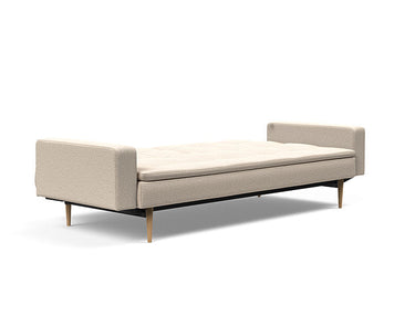 Dublexo Styletto Sovesofa Light Wood med armlæn