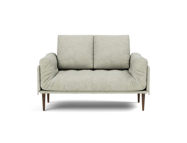 Rollo Styletto daybed med Spring madras i 280 Avella Sand, set forfra