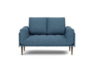Rollo Styletto daybed med Classic madras i 302 Weda Blue, set forfra