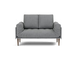 Rollo Styletto daybed med Spring madras i 320 Corocco Shadow Grey, set forfra