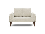 Rollo Styletto daybed med Classic madras i 357 Taura Off White, set forfra