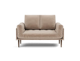 Rollo Styletto daybed med Classic madras i 417 Esina Mocha, set forfra