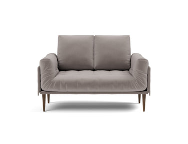 Rollo Styletto daybed med Classic madras i 418 Esina Truffle, set forfra