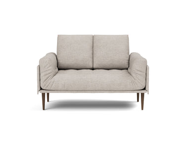 Rollo Styletto daybed med Spring madras i 471 Yuveno Sand, set forfra