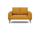 Rollo Styletto daybed med Classic madras i 507 Elegance Burned Curry, set forfra
