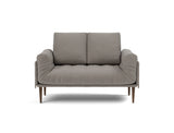 Rollo Styletto daybed med Classic madras i 521 Mixed Dance Grey, set forfra