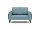 Rollo Styletto daybed med Classic madras i 525 Mixed Dance Light Blue, set forfra