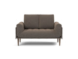 Rollo Styletto daybed med Spring madras i 530 Bouclé Taupe, set forfra