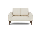 Rollo Styletto daybed med Spring madras i 531 Bouclé Off White, set forfra
