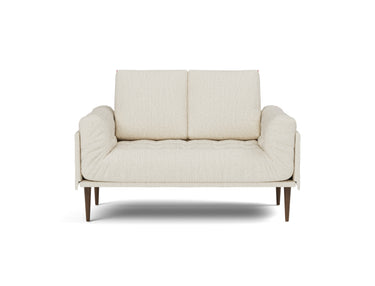 Rollo Styletto daybed med Spring madras i 531 Bouclé Off White, set forfra