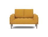 Rollo Styletto daybed med Spring madras i 536 Bouclé Ochre, set forfra