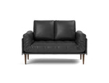 Rollo Styletto daybed med Spring madras i 550 Faunal Black, set forfra