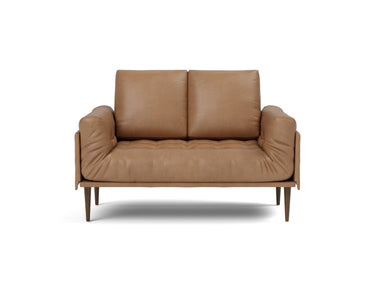 Rollo Styletto daybed med Classic madras i 551 Faunal Brown, set forfra