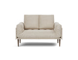 Rollo Styletto daybed med Classic madras i 586 Phobos Latte, set forfra