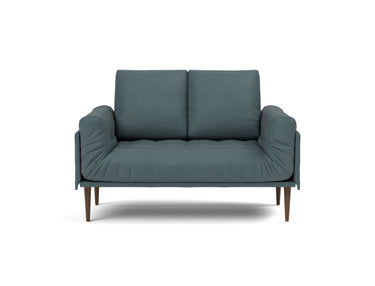 Rollo Styletto daybed med Classic madras i 851 Mahoga Dark Blue, set forfra