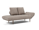Rollo Styletto daybed med Classic madras i 318 Cordufine Beige, med hovedenden hævet