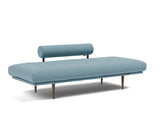 Rollo Styletto daybed med Classic madras i 525 Mixed Dance Light Blue, som seng