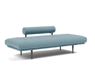 Rollo Styletto daybed med Classic madras i 525 Mixed Dance Light Blue, som seng