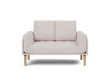 Rollo Bow daybed med Spring madras i 300 Weda Sand, set forfra