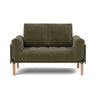 Rollo Bow daybed med Classic madras i 316 Cordufine Pine Green, set forfra