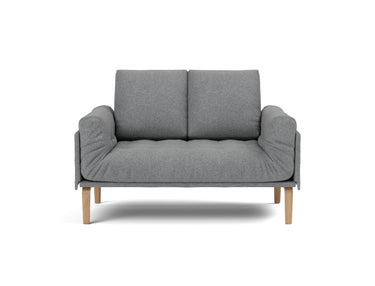 Rollo Bow daybed med Classic madras i 320 Corocco Shadow Grey, set forfra