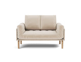 Rollo Bow daybed med Classic madras i 410 Esina Almond, set forfra