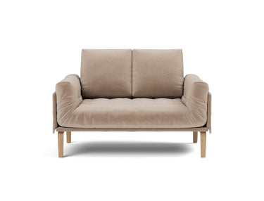 Rollo Bow daybed med Classic madras i 417 Esina Mocha, set forfra