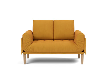 Rollo Bow daybed med Spring madras i 507 Elegance Burned Curry, set forfra