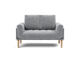 Rollo Bow daybed med Classic madras i 565 Twist Granite, set forfra