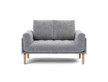 Rollo Bow daybed med Classic madras i 565 Twist Granite, set forfra