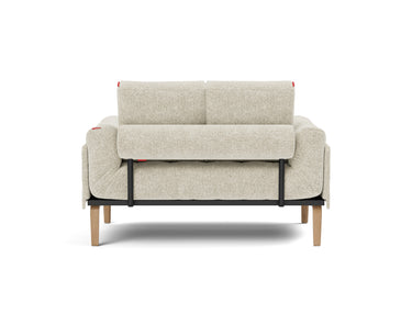 Rollo Bow daybed med Classic madras i 357 Taura Off White, set bagfra