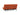 Colpus Black sovesofa med Classic madras i 412 Esina Rust Orange, set skråt bagfra