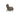 Colpus Black sovesofa med Classic madras i 411 Esina Cedar Brown, set fra siden