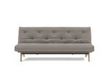 Aslak 120 sovesofa med Spring madras i 521 Mixed Dance Grey, set forfra